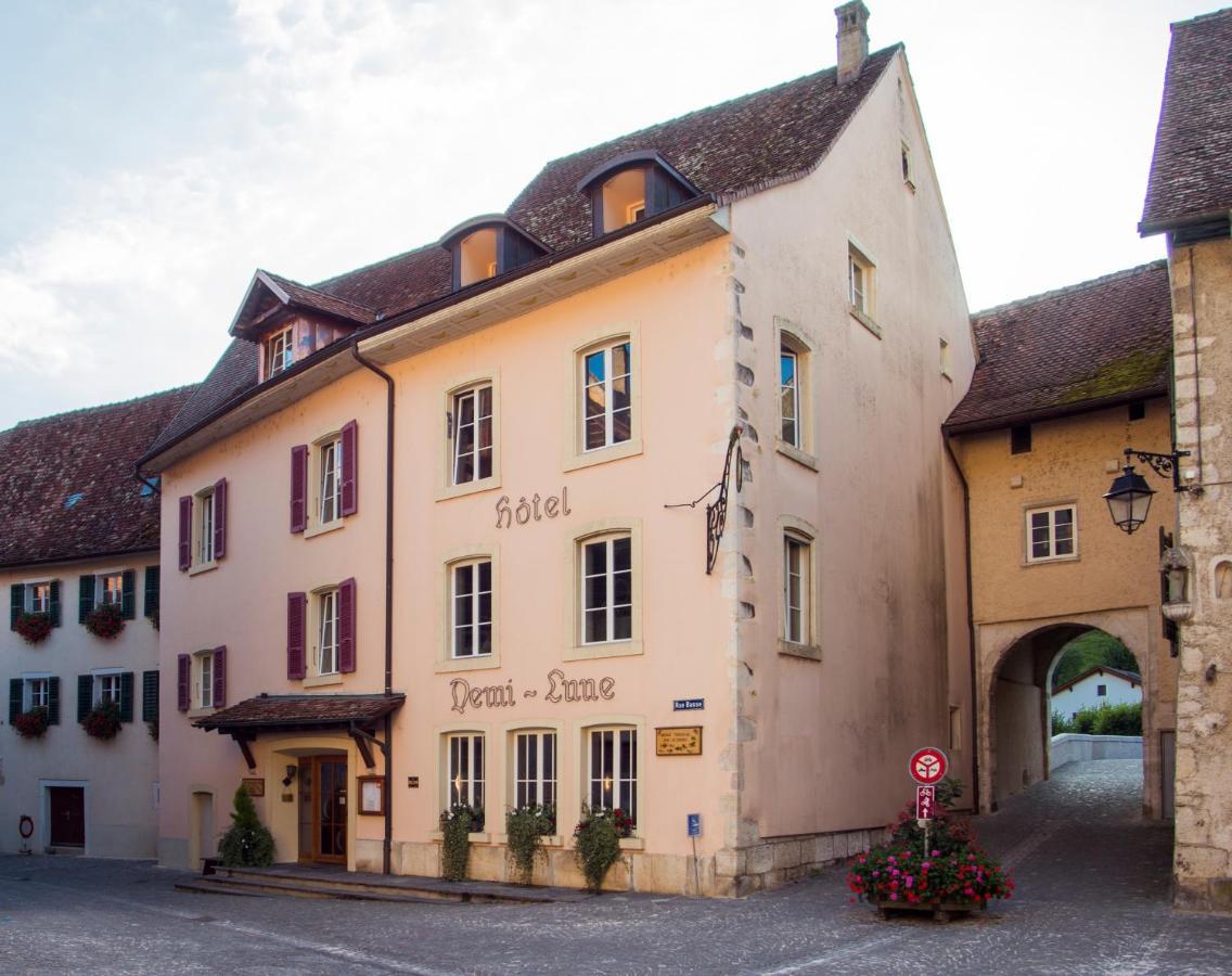 Hotel Demi-Lune Saint-Ursanne Buitenkant foto