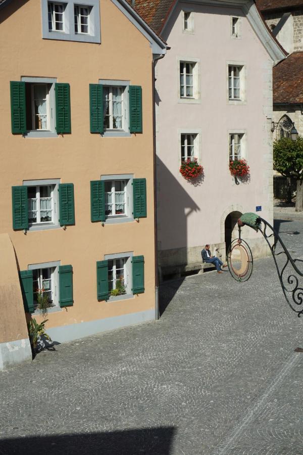 Hotel Demi-Lune Saint-Ursanne Buitenkant foto