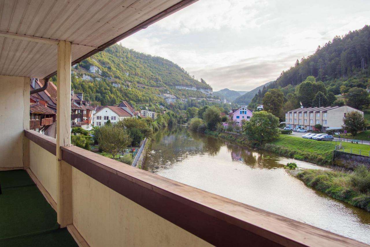 Hotel Demi-Lune Saint-Ursanne Buitenkant foto